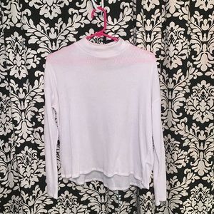 White long sleeved turtle neck